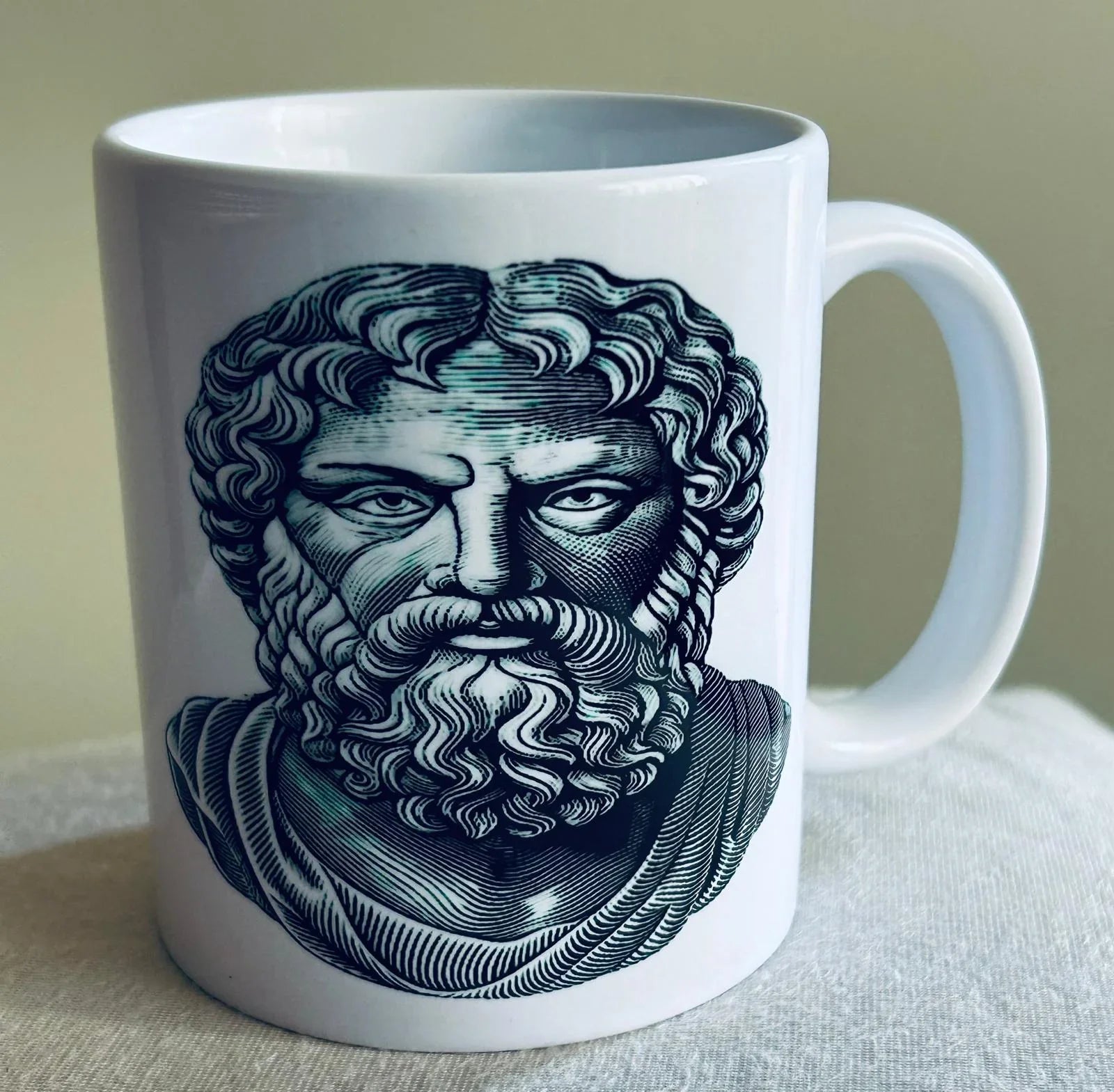 Caneca Platão filósofo personalizada exclusiva Leafar club Collection