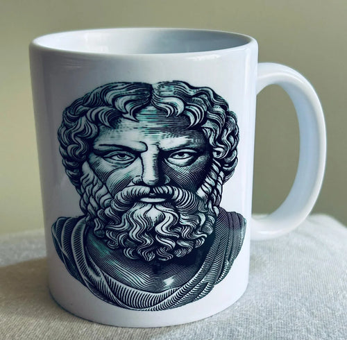 Caneca Platão filósofo personalizada exclusiva Leafar club Collection