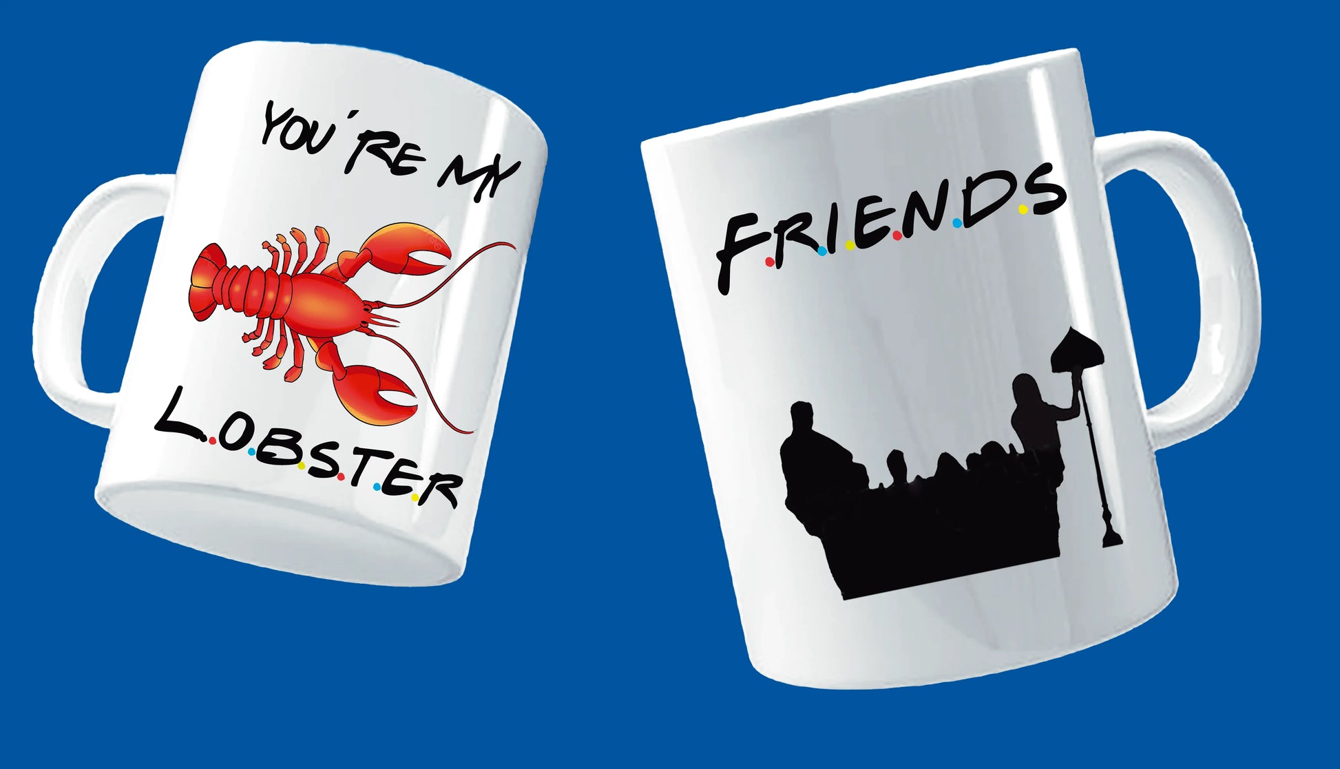 Caneca Friends serie de TV Personalizada exclusiva Leafar Club cine Collection